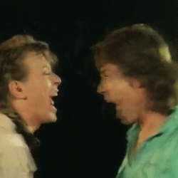 David Bowie GIF. Bioscoop Artiesten Bowie Gifs David bowie M &amp;#39;70 De man die naar de aarde viel 