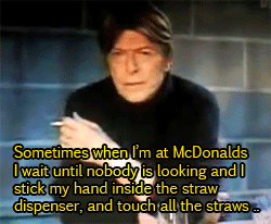 David Bowie GIF. Beroemdheden Artiesten Gifs David bowie Ander 