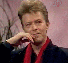David Bowie GIF. Beroemdheden Artiesten Dave Gifs David bowie 90s Leven Fotoset Uur Live show De mooie dingen gaan 