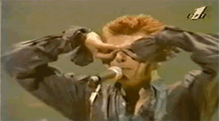 Beroemdheden Artiesten Gifs David bowie ander fotoset 00s 