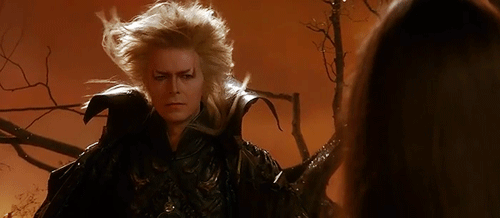 Artiesten Gifs David bowie labyrint koboldkoning 