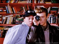 David Bowie GIF. Artiesten Gifs David bowie Labyrint Koboldkoning 