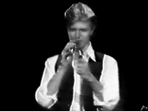 Beroemdheden Artiesten Gifs David bowie fotoset David Bowie interview 