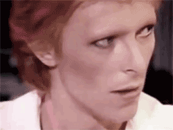 David Bowie GIF. Artiesten Kus Gifs David bowie Tilda swindon 