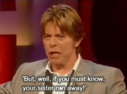 David Bowie GIF. Beroemdheden Artiesten Gifs David bowie Ander 