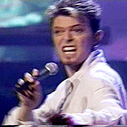 David Bowie GIF. Artiesten Gifs David bowie Ziggy stardust 