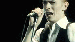 David Bowie GIF. Muziek Beroemdheden Artiesten Gifs David bowie &amp;#39;70 &amp;#39;80 Man Jong 