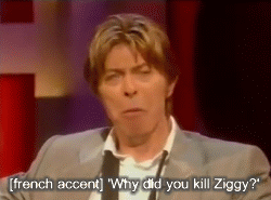 David Bowie GIF. Beroemdheden Artiesten Gifs David bowie Ander 