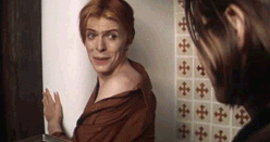 David Bowie GIF. Boos Artiesten Gifs David bowie Koekje Raken Woede 
