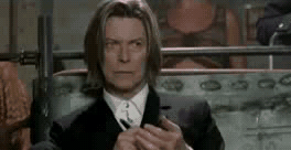David Bowie GIF. Artiesten Gifs David bowie Geschokt Bezorgd 