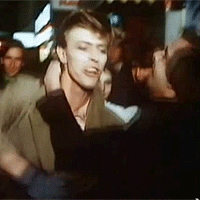 David Bowie GIF. Artiesten Dave Flirten Zonnebril Gifs David bowie 90s Swag 