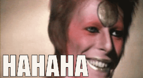 Artiesten Tv Gifs David bowie hahaha nee 