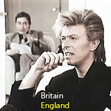 David Bowie GIF. Artiesten Kus Gifs David bowie Tilda swindon 
