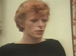 David Bowie GIF. Artiesten Gifs David bowie Wat Geschokt 