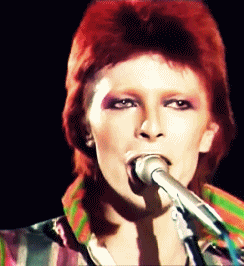 David Bowie GIF. Artiesten Gifs David bowie Wat Geschokt 