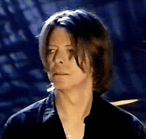 David Bowie GIF. Beroemdheden Artiesten Dave Gifs David bowie 90s Leven Fotoset Uur Live show De mooie dingen gaan 