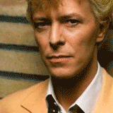 David Bowie GIF. Artiesten Gifs David bowie Muziekvideo Blue jean 