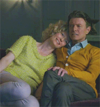 David Bowie GIF. Artiesten Gifs David bowie Geschokt Verwonderd Zoolander 