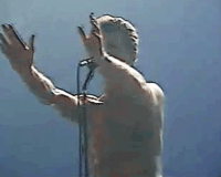 David Bowie GIF. Artiesten Tv Gifs David bowie Hahaha nee 