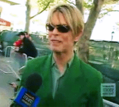 David Bowie GIF. Artiesten Gifs David bowie Wat Geschokt 