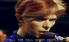 David Bowie GIF. Beroemdheden Artiesten Gifs David bowie Fotoset Muziekvideo Mick jagger Dansen in de straat 