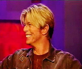 David Bowie GIF. Beroemdheden Artiesten Gifs David bowie Jazzin voor blauwe jean Schreeuwen lord byron Screamin lord b 