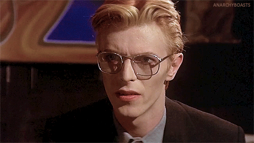 Verward Artiesten Gifs David bowie wat krekels 