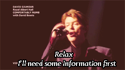 David Bowie GIF. Bioscoop Artiesten Zanger Gifs David bowie Rots Knal Mode &amp;amp; beauty Kunstenaar Musicus Gla 