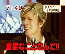 Artiesten Gifs David bowie rebel rebel diamanten honden 