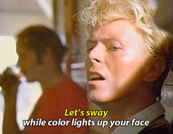 David Bowie GIF. Artiesten Gifs David bowie Wat Geschokt 