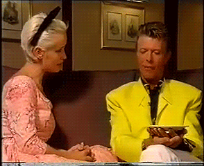 David Bowie GIF. Muziek Beroemdheden Artiesten Gifs David bowie &amp;#39;70 &amp;#39;80 Man Jong 