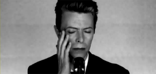 Muziek Artiesten Gifs David bowie hard feesten 