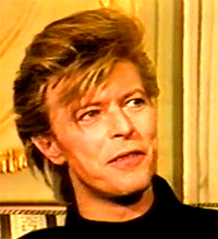 David Bowie GIF. Artiesten Gifs David bowie Ziggy stardust 