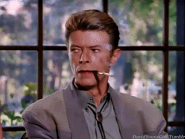 David Bowie GIF. Muziek Artiesten Bowie Gifs David bowie Glimlach S Gelukkig 1980 &amp;#39;80 De jaren &amp;#39;80 