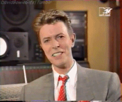 David Bowie GIF. Boos Artiesten Gifs David bowie Koekje Raken Woede 