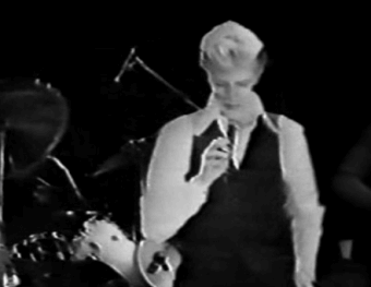 Boos Artiesten Gifs David bowie koekje raken woede 
