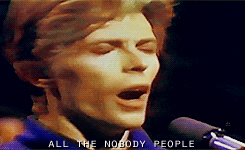David Bowie GIF. Artiesten Dave Gifs David bowie Gootsteen As tot as 