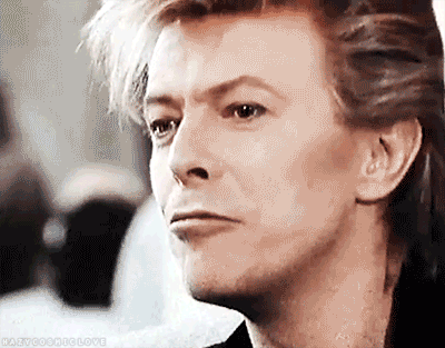 Muziek Artiesten Bowie Gifs David bowie glimlach s gelukkig 1980 &amp;#39;80 de jaren &amp;#39;80 