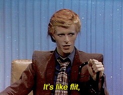 David Bowie GIF. Beroemdheden Artiesten Haar Gifs David bowie 