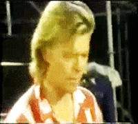 David Bowie GIF. Artiesten Roken Sigaret Gifs David bowie Lachend Giechelen 