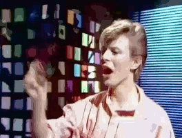 David Bowie GIF. Bioscoop Artiesten Gifs David bowie 