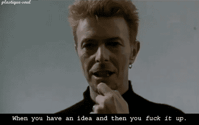 Artiesten Zonnebril Gifs David bowie 90s 