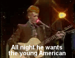 David Bowie GIF. Artiesten Gifs David bowie Ringo starr 