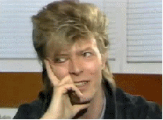 David Bowie GIF. Beroemdheden Artiesten Gifs David bowie Ander 