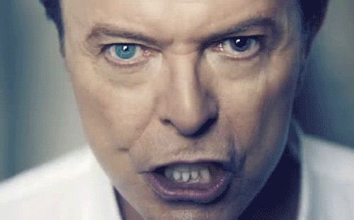 Artiesten Gifs David bowie zwart en wit 