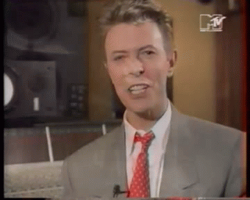 Beroemdheden Artiesten Gifs David bowie ander 90s fotoset 