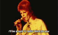 David Bowie GIF. Artiesten Gifs David bowie Geschokt Musicus 