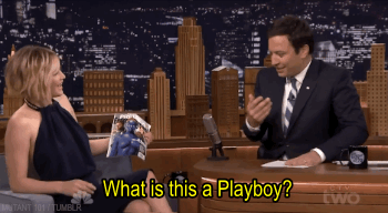 Gifs Filmsterren Jennifer lawrence fallontonight en XMen Days of Future Past Jimmy Fallon Tonight Show 