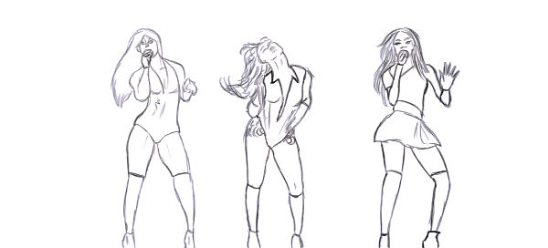 Kunst Artiesten Gifs Destinys child schets super bowl 