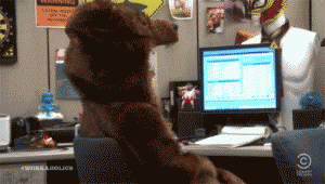 Honden GIF. Dieren Voedsel Gifs Hond Gluiperig 